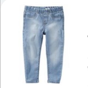 NWT OshKosh B’Gosh Toddler Distressed medium denim Jegging. Size 4T.
